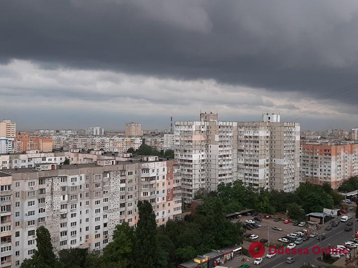 В центре Одессы из-за шквального ветра падают деревья (фото, обновляется)