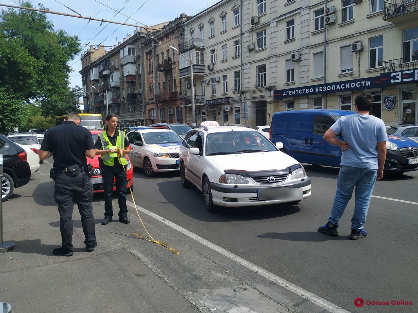 In the center of Odessa two cars collided