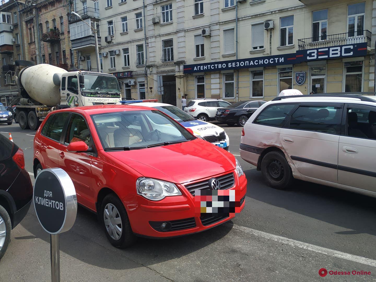 In the center of Odessa two cars collided