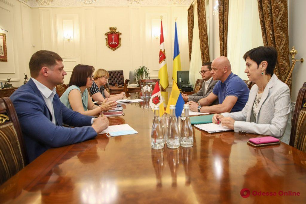 Мэр Одессы встретился с главой Комитета Красного креста (фото)