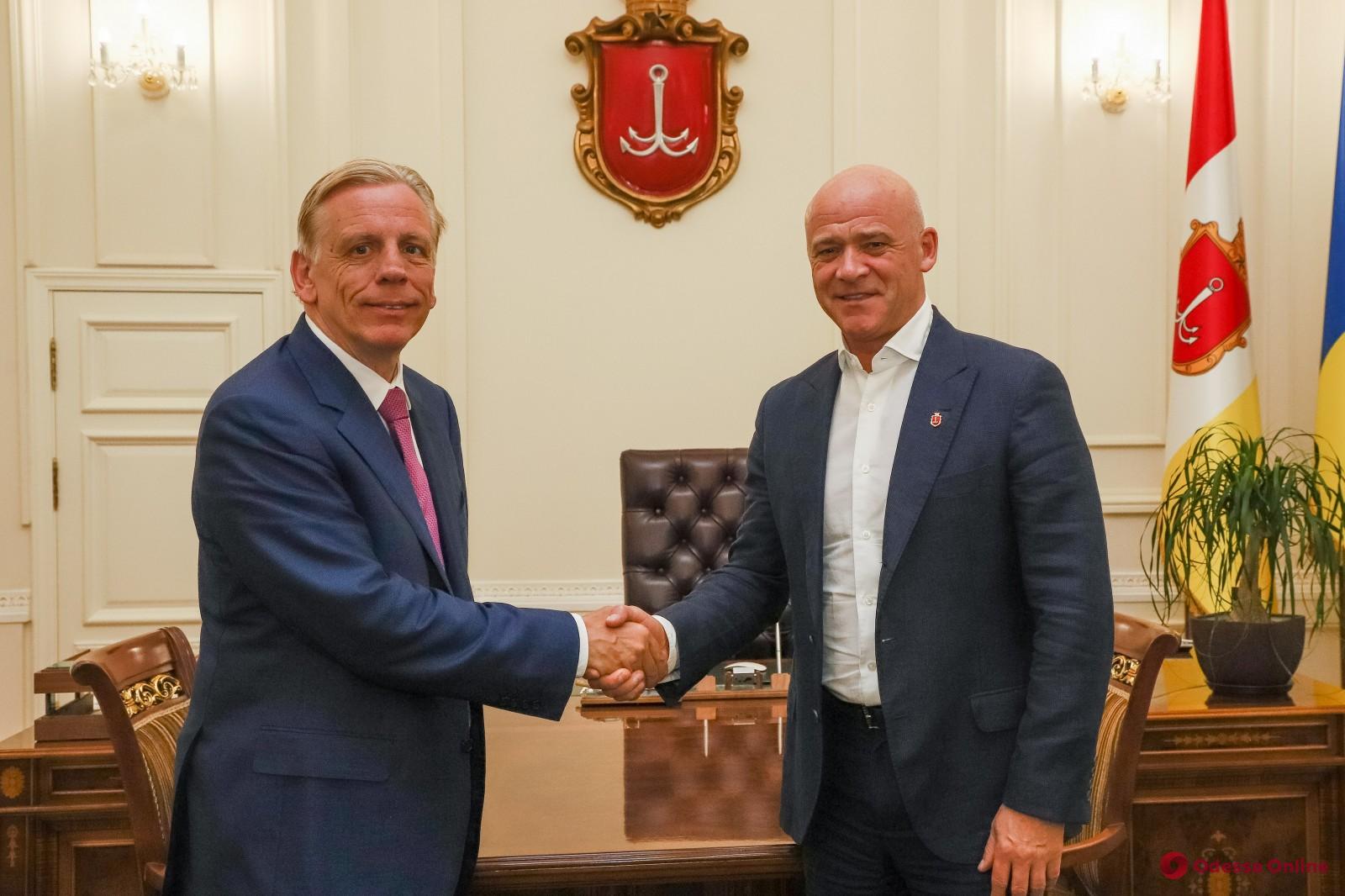 Мэр Одессы встретился с послом Бельгии