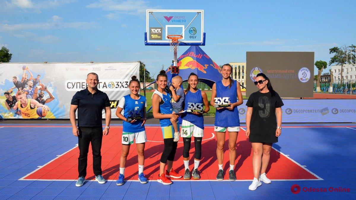Одесситки стали победителями домашнего тура чемпионата Украины по баскетболу 3х3