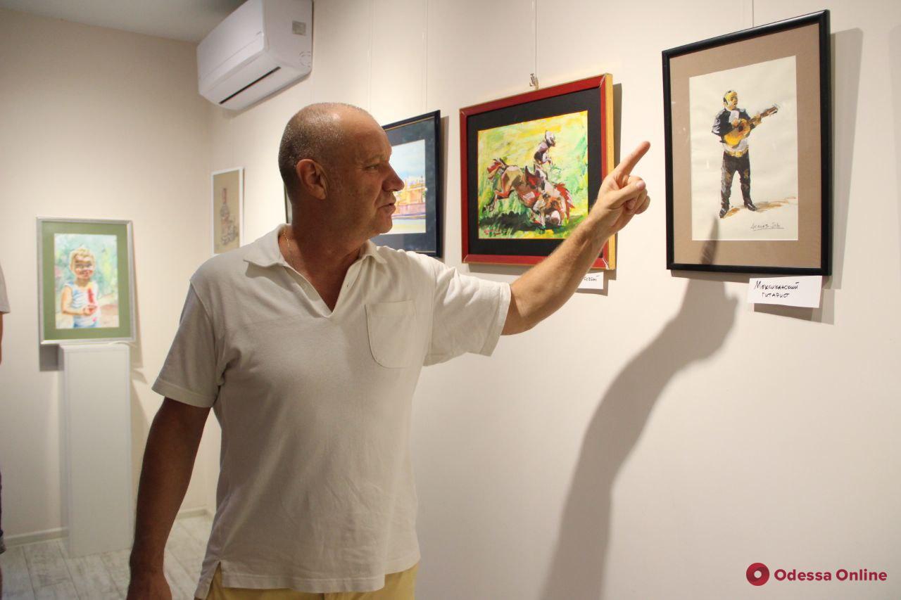 «Гармония дурака»: в Одессе открылась выставка картин Георгия Делиева (фоторепортаж)