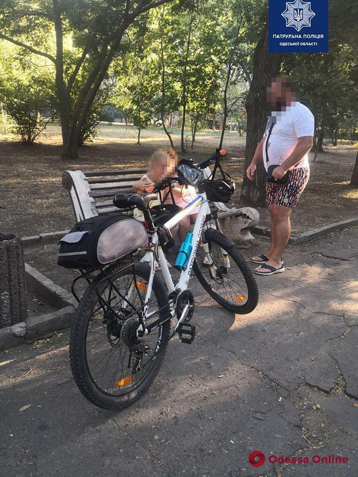 Одесские велопатрульные вернули родителям потерявшуюся 9-летнюю дочь