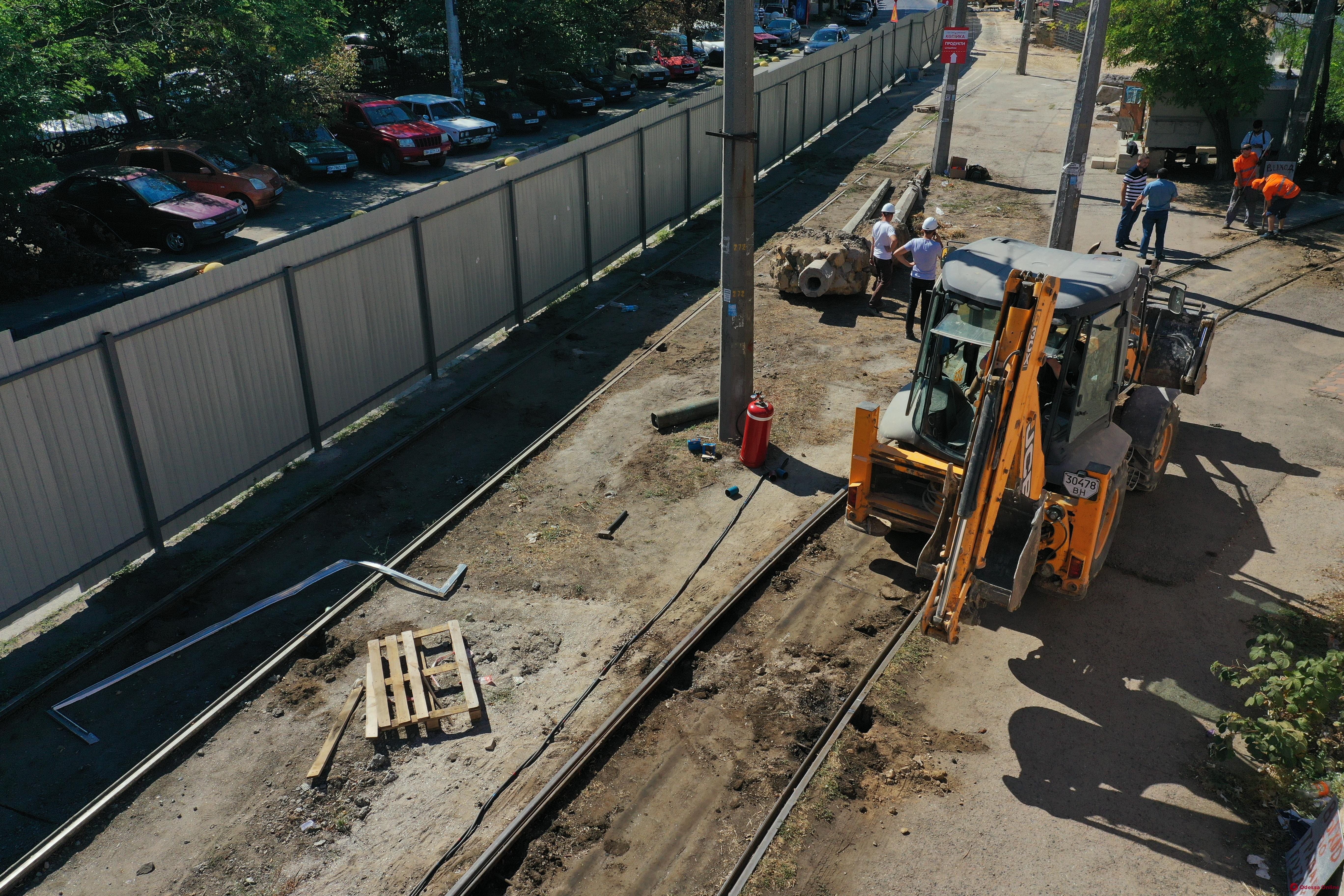 Впервые за деньги частного инвестора в Одессе будет проведена реконструкция трамвайного кольца