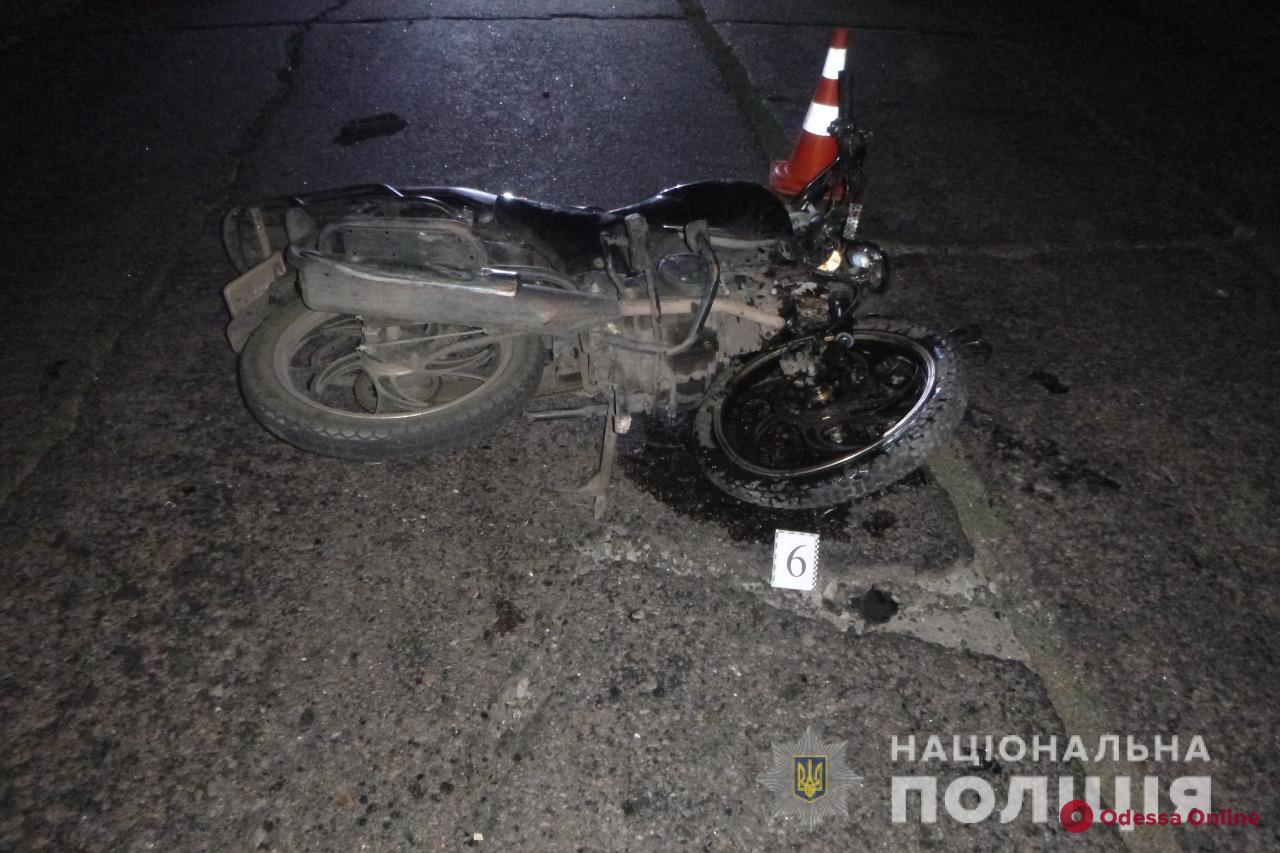 В Одесской области в аварии пострадал мотоциклист