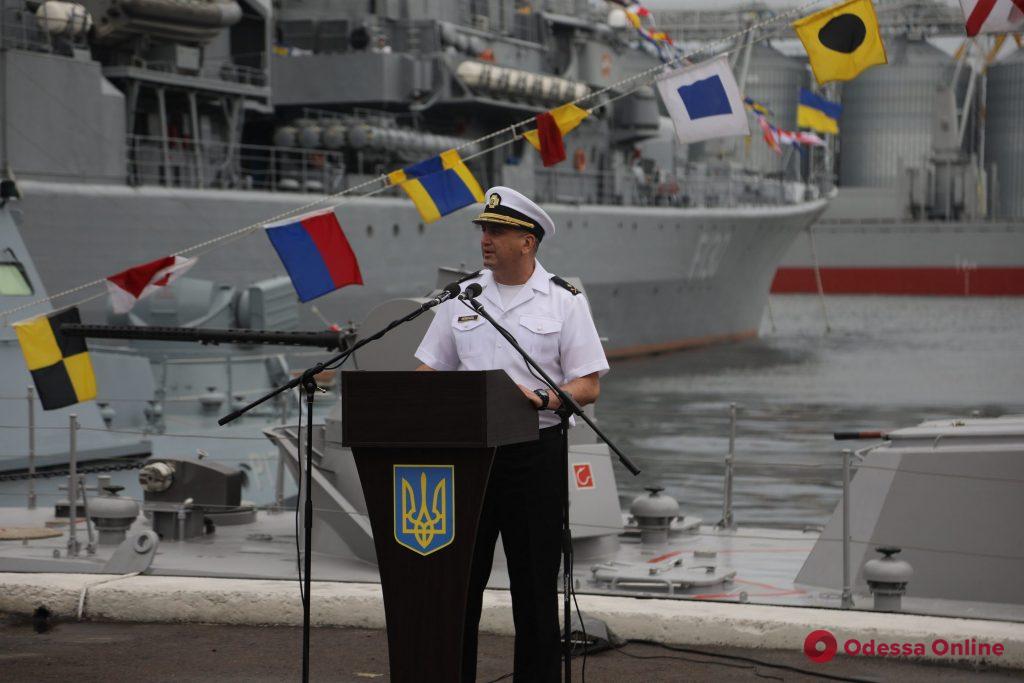 Седьмой по счету: в Одессе приняли в ряды ВМС Украины малый катер «Костополь» (фото)