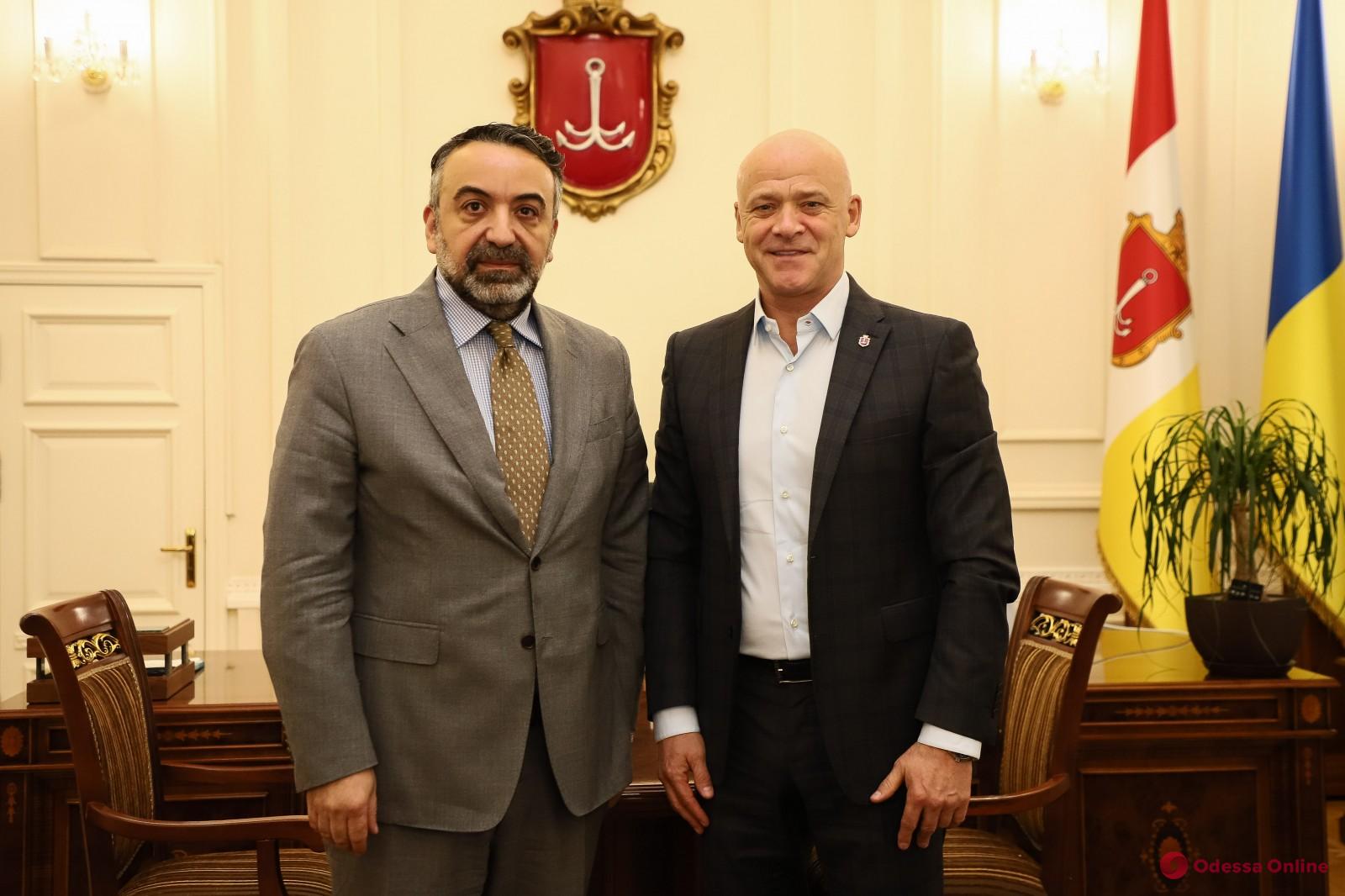 Мэр встретился с новоназначенным Генконсулом Греции в Одессе