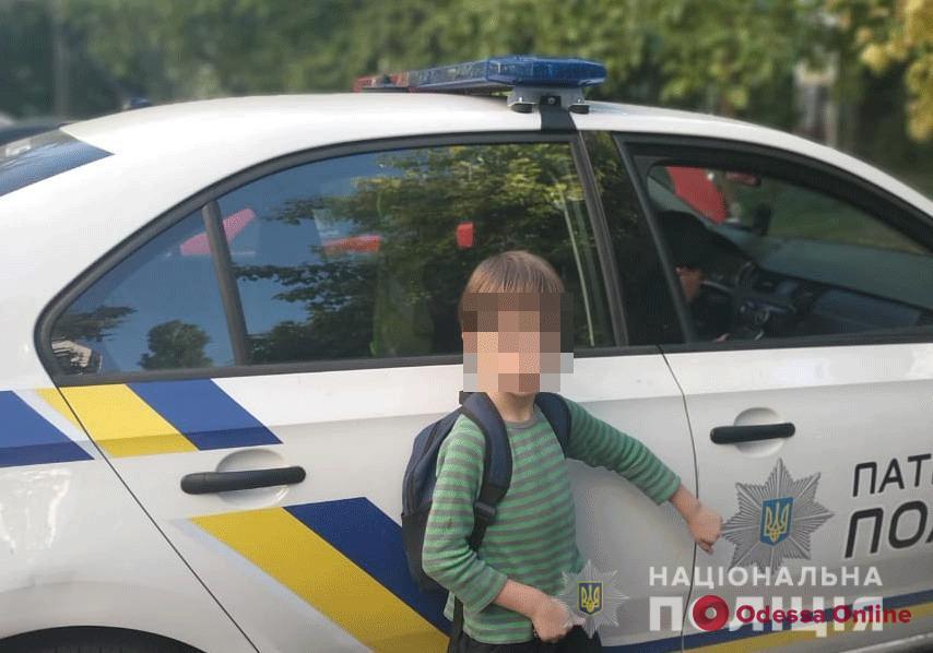 Одесские полицейские разыскали мать потерявшегося шестилетнего мальчика