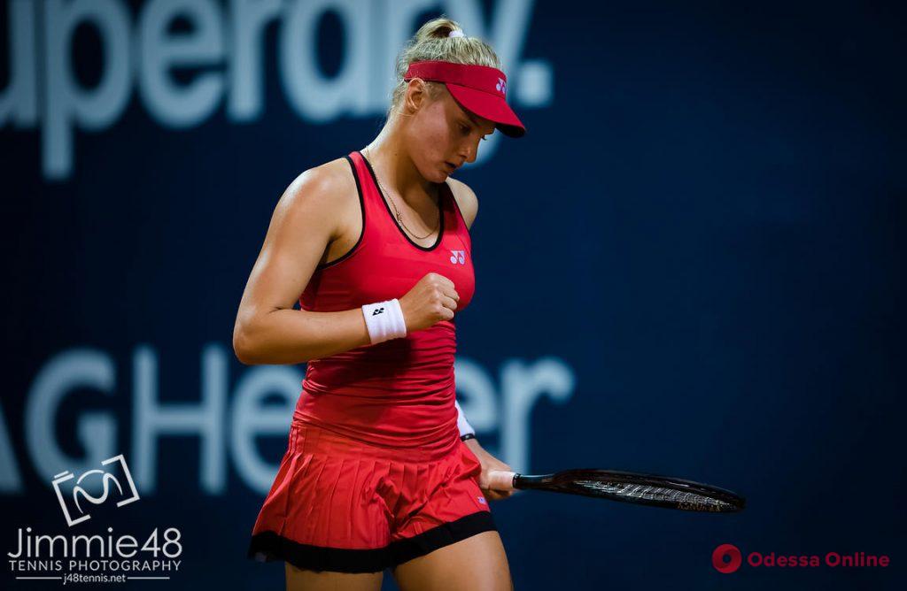 Одесская теннисистка стартовала на US Open с победы в умопомрачительном матче