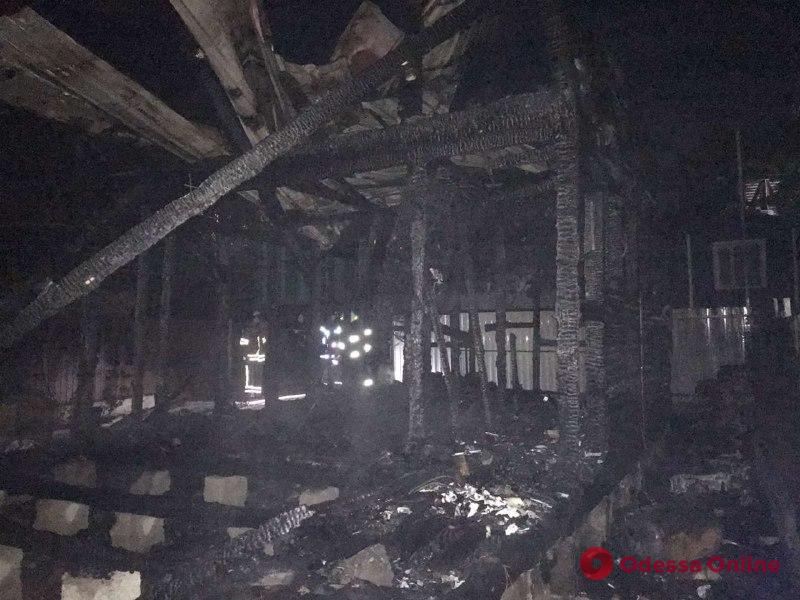 Под Одессой во время пожара в двухэтажном доме заживо сгорела женщина