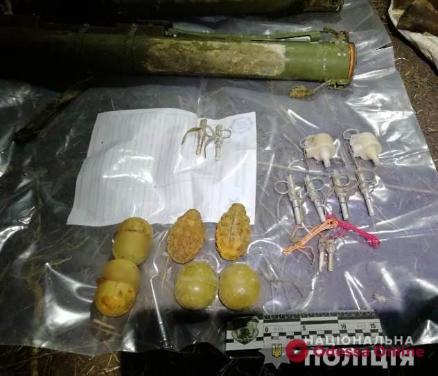 В Одесской области нашли схрон с оружием и боеприпасами