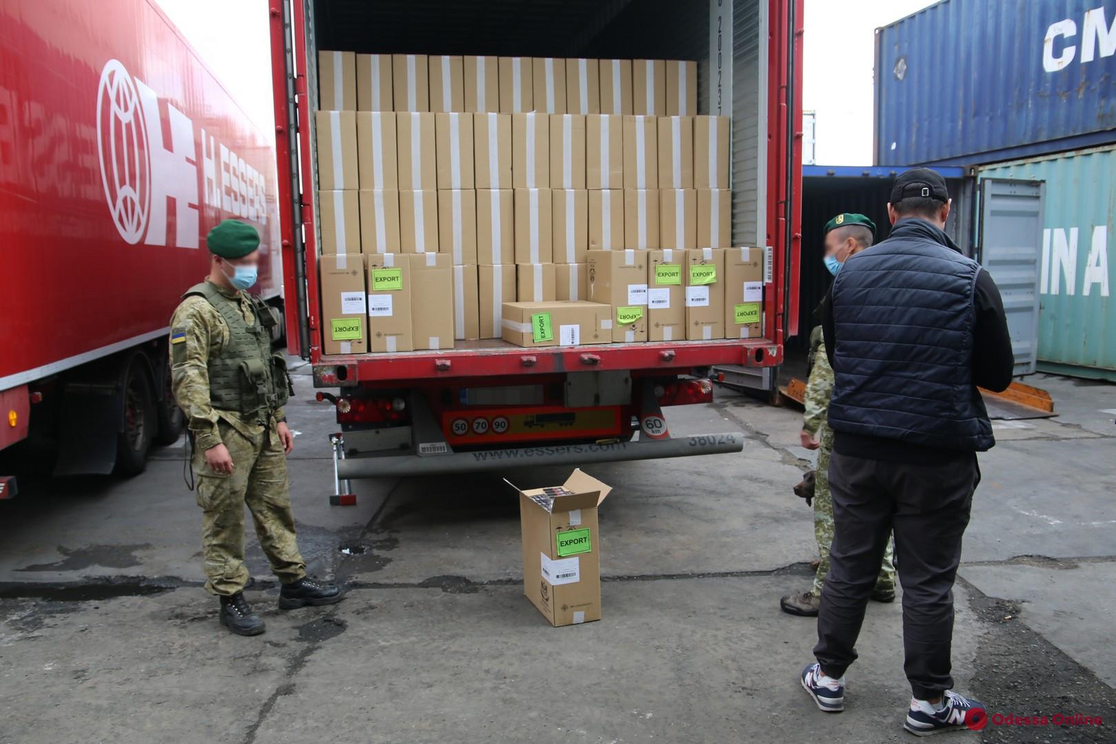 В Одесском порту обнаружили партию контрабандных сигарет на 80 миллионов
