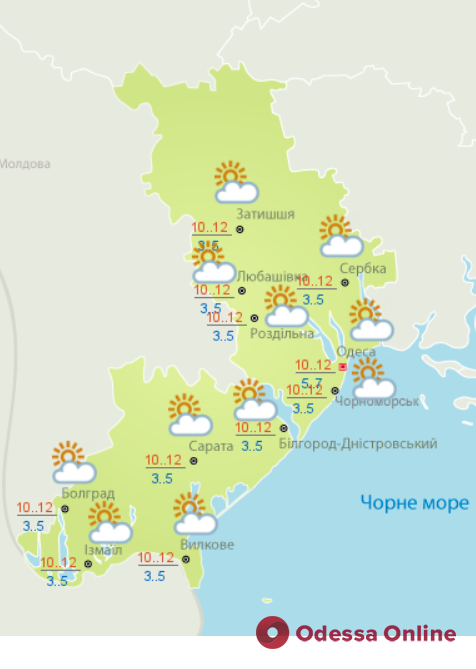 Синоптики рассказали, какой будет погода в Одессе в понедельник