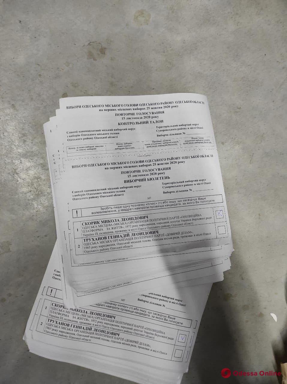 В офисе соратника Скорика СБУ нашла поддельные бюллетени для выборов мэра