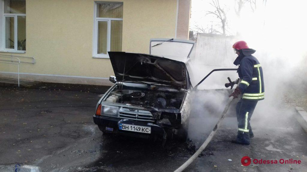 В Подольске сгорел автомобиль
