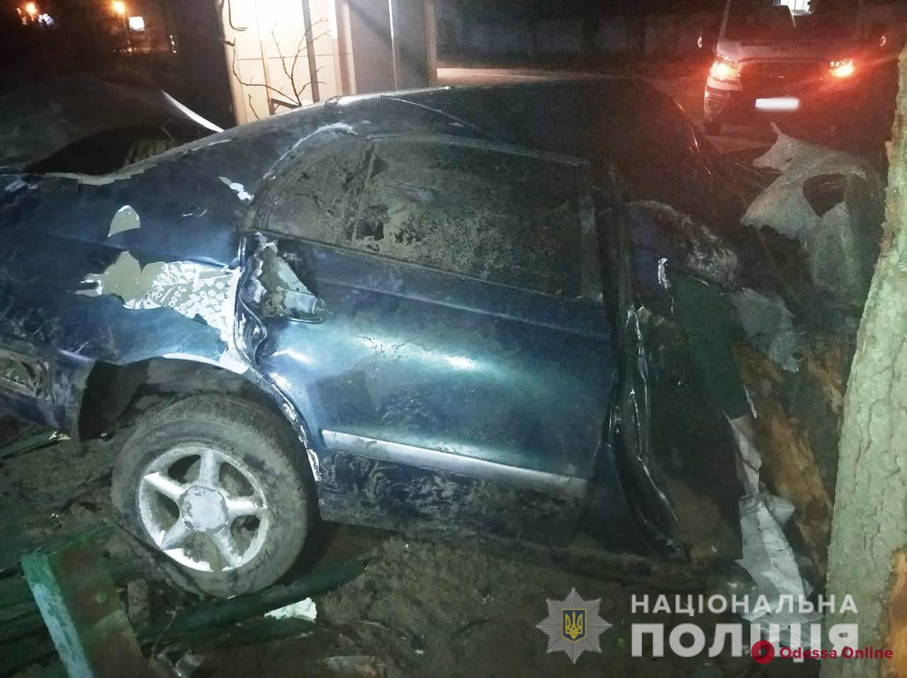 В Вилково легковушка врезалась в дерево — погибли водитель и пассажирка