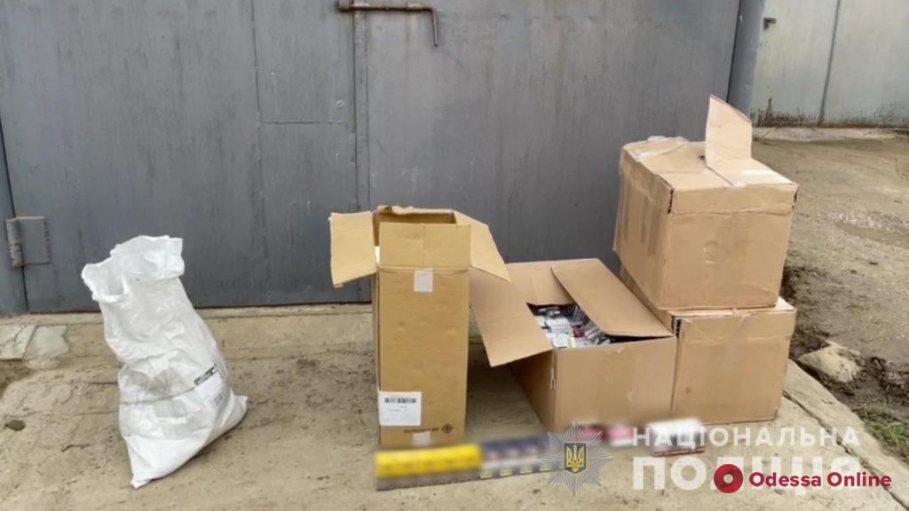 Под Одессой полицейские обнаружили нелегальный алкоголь и сигареты на 400 тысяч