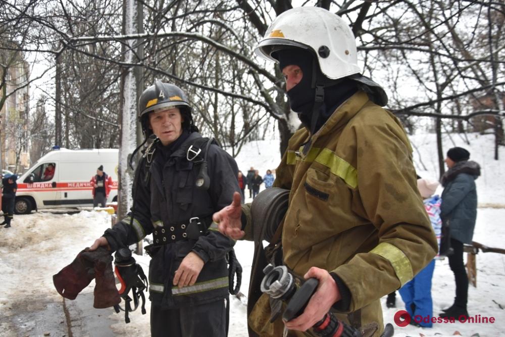В Одессе при пожарах погибли двое мужчин