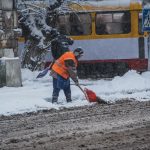 снег погода коммунальщик