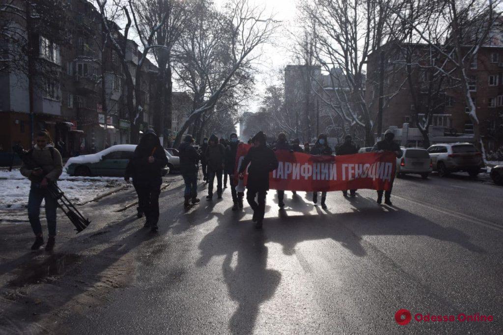 В Одессе активисты перекрыли дорогу на проспекте Шевченко (фото, обновляется)
