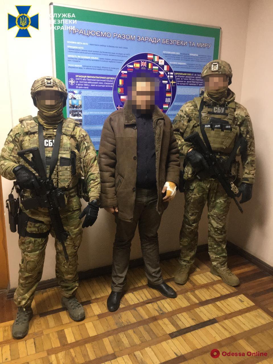 В Одесской области СБУ задержала командира разведывательно-диверсионной группы «ЛНР» (фото, видео)