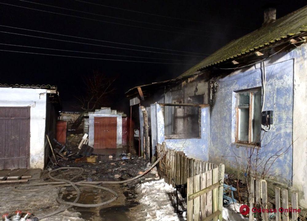 В Одесской области из-за неисправной проводки во время пожара пострадала женщина