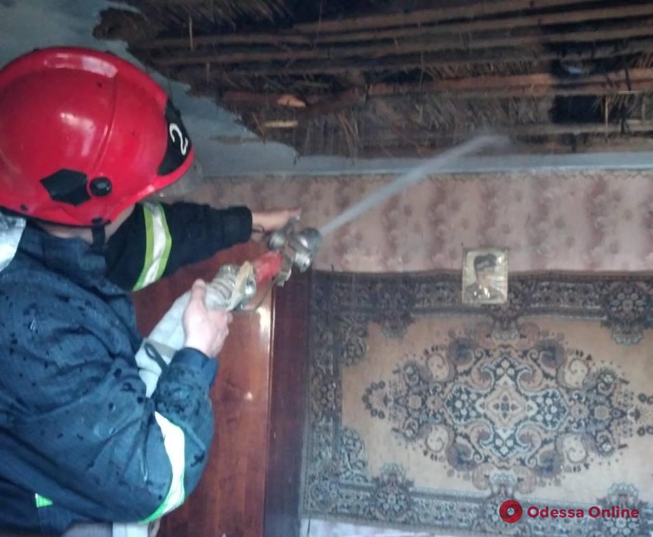 В Одесской области при пожаре пострадали двое мужчин