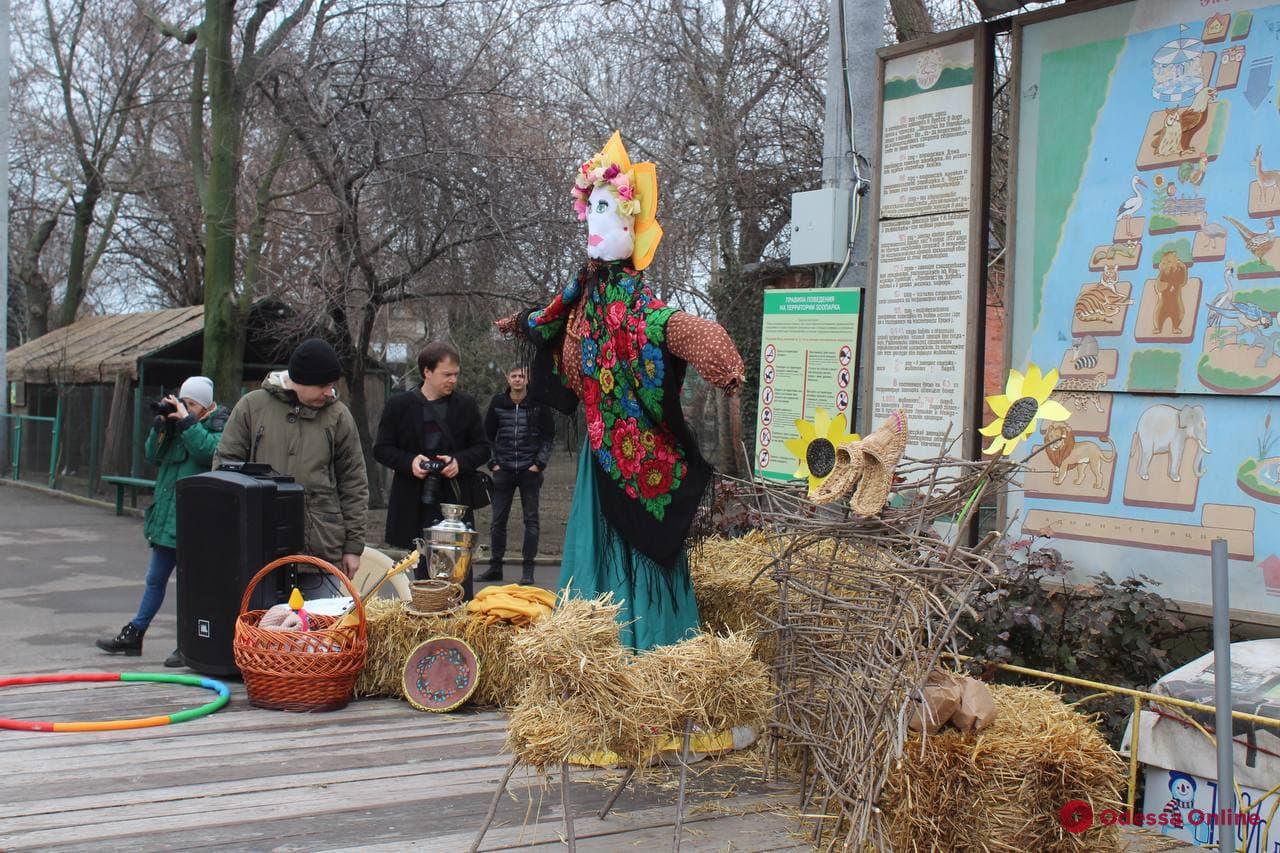 В Одесском зоопарке отмечали Масленицу (фото)