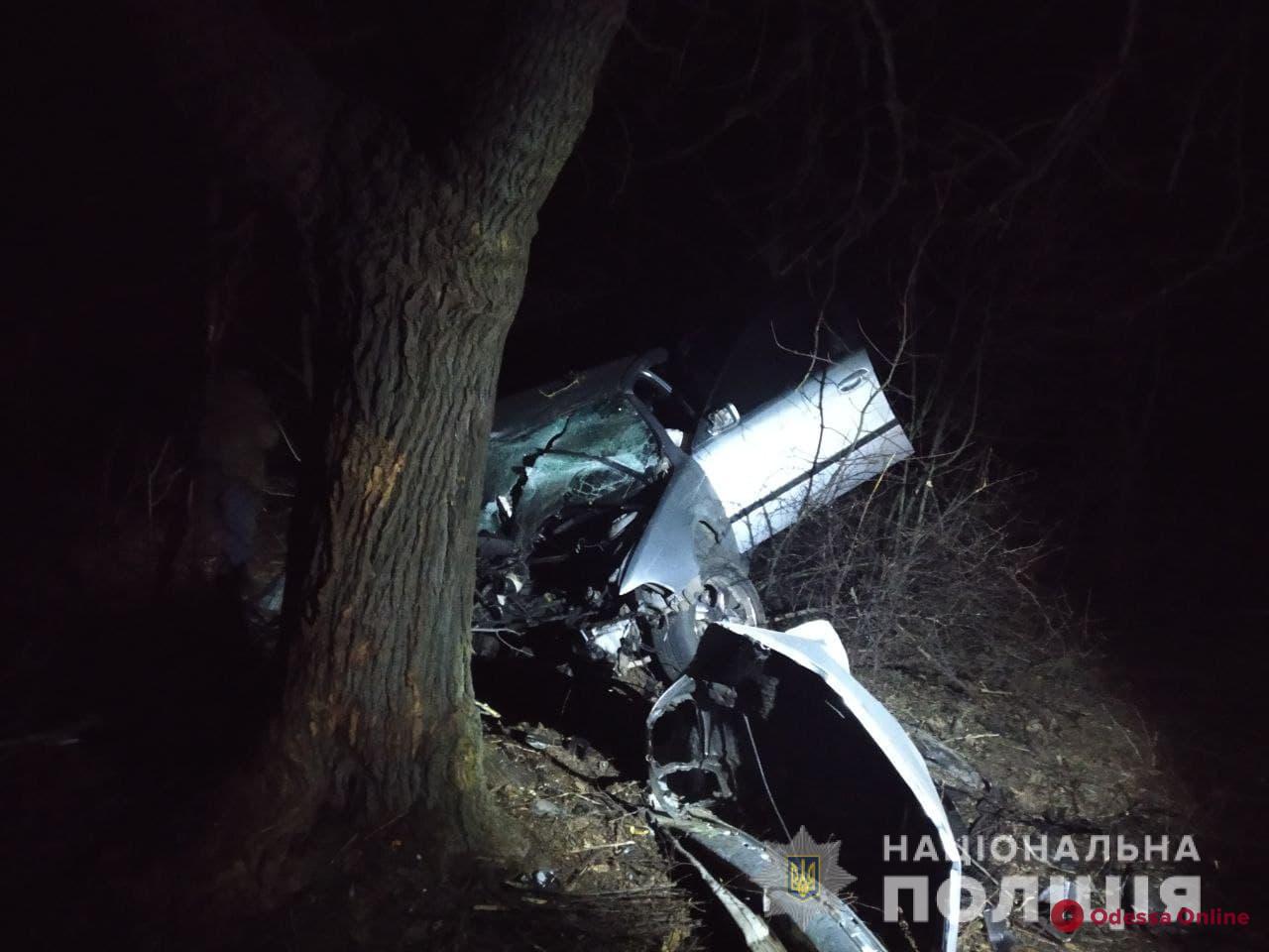 На трассе Одесса — Кучурган автомобиль въехал в дерево: водитель погиб (фото)