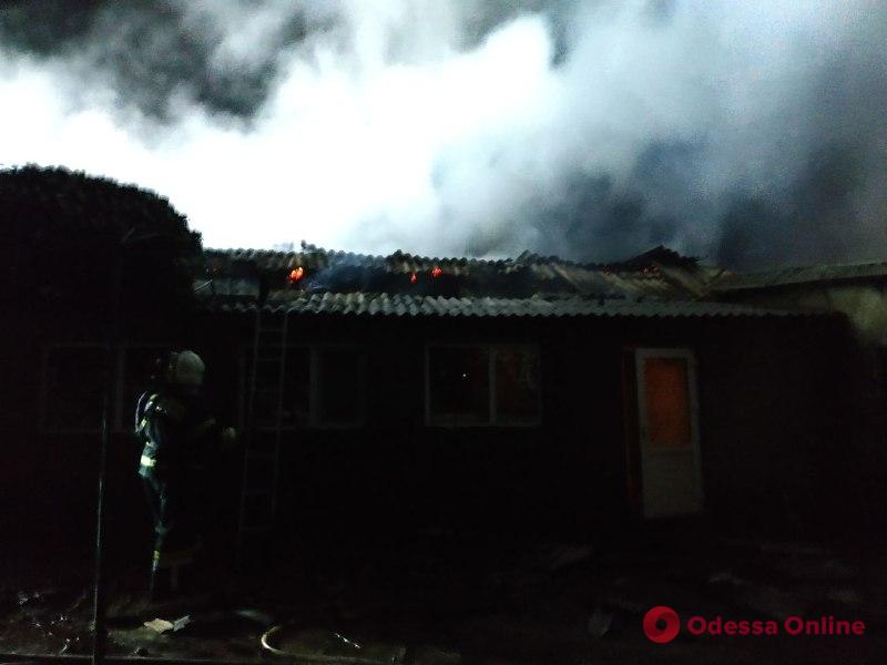 В Одесской области ночью сгорел дотла частный дом