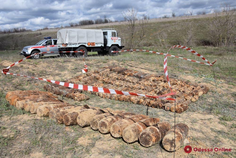 В Одесской области нашли и уничтожили 345 боеприпасов времен Второй мировой войны