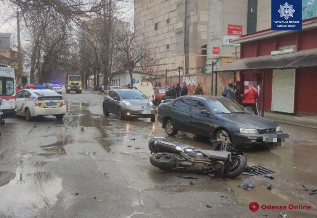 В Одессе произошло ДТП по вине пьяного водителя