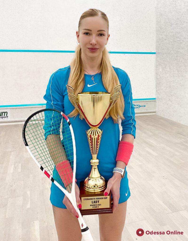 Одесситка выиграла крупный турнир по сквошу