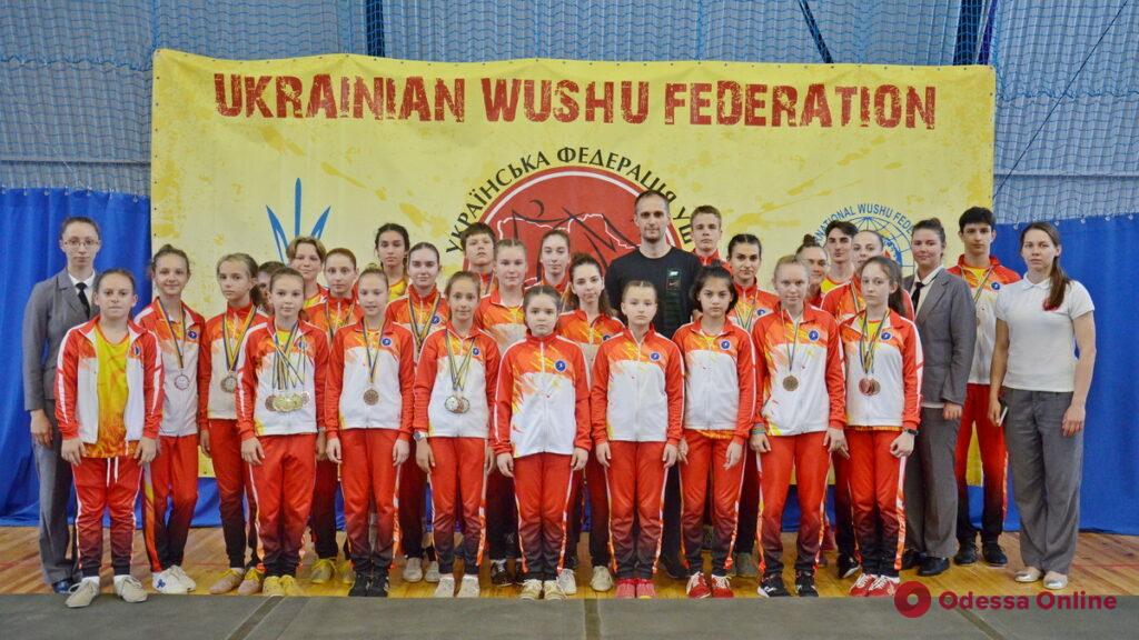 Сборная Одесской области завоевала 70 медалей двух чемпионатов Украины по ушу