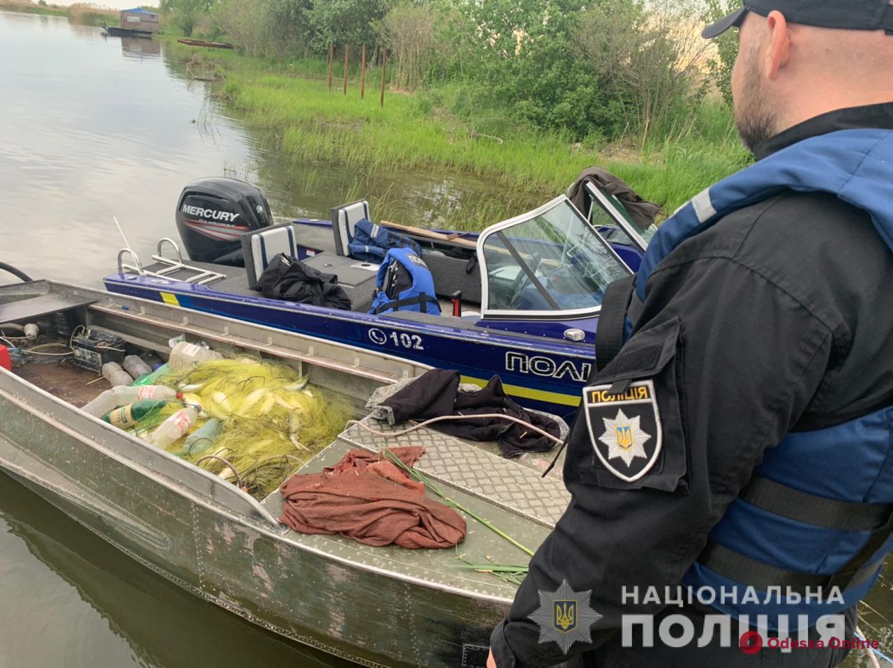 В Одесской области рыбак-нарушитель пытался откупиться от полицейских