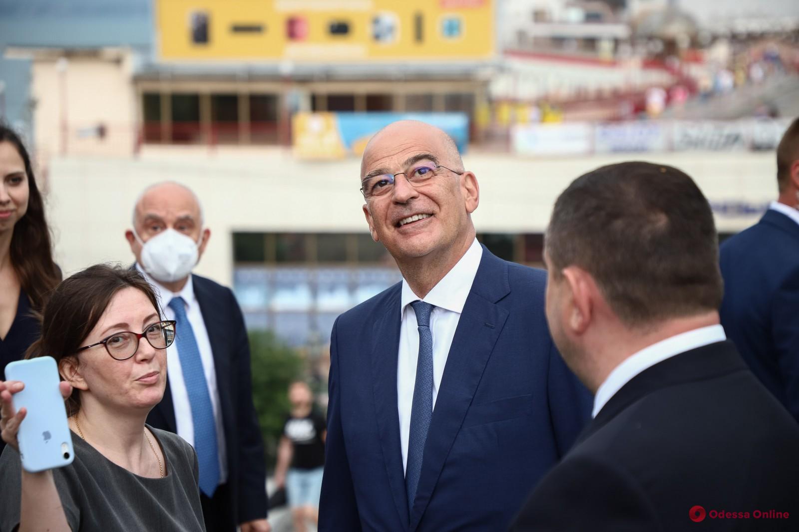 Одессу посетил министр иностранных дел Греции Никос Дендиас