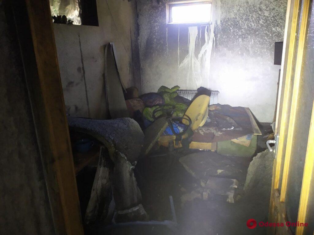 Под Одессой при пожаре пострадал мужчина