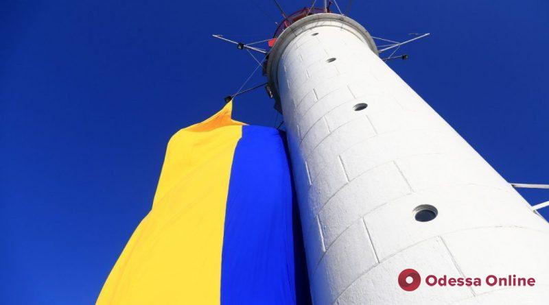 Ко Дню Независимости Воронцовський маяк украсят огромных флагом Украины