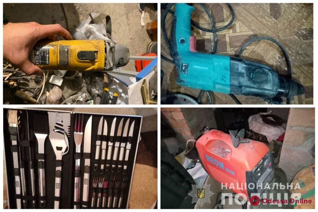 Полиция ищет владельцев украденных вещей: серийный вор совершил под Одессой семь краж