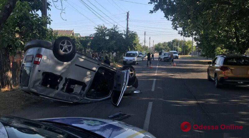 Двое пострадавших: в Измаиле произошло ДТП с «перевертышем»