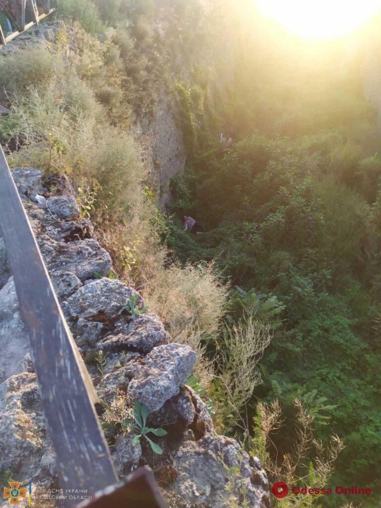 В Белгороде-Днестровском мужчина упал с крепостной стены в ров (фото)