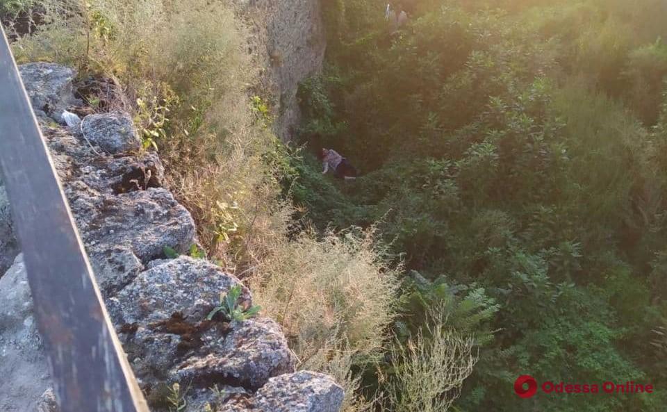 В Белгороде-Днестровском мужчина упал с крепостной стены в ров (фото)