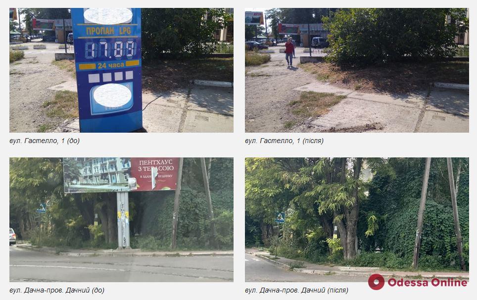 Борьба с незаконной рекламой: в Одессе демонтировали больше ста конструкций (фото)