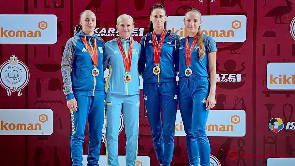 Каратистки из Одесской области завоевали две медали престижного международного турнира в Египте