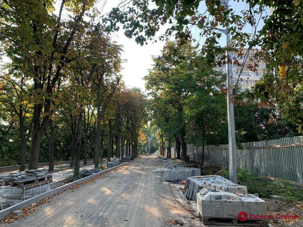 Благоустройство бульвара Жванецкого: вторую очередь работ планируют завершить до конца года (фото)