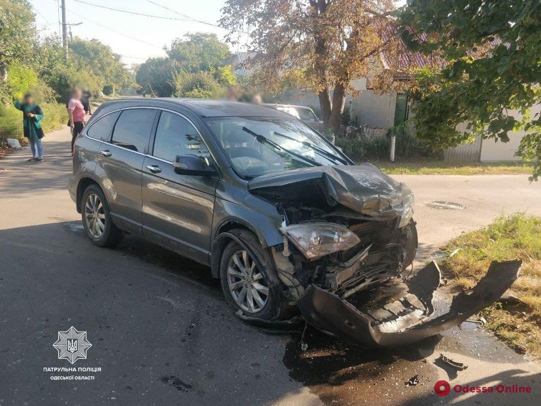 В Одессе «БМВ» после столкновения с «Хондой» сбил пешехода
