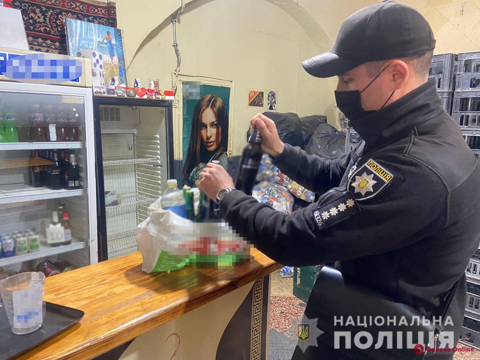 В Одессе полицейские конфисковали контрафактный алкоголь и сигареты на 170 тысяч