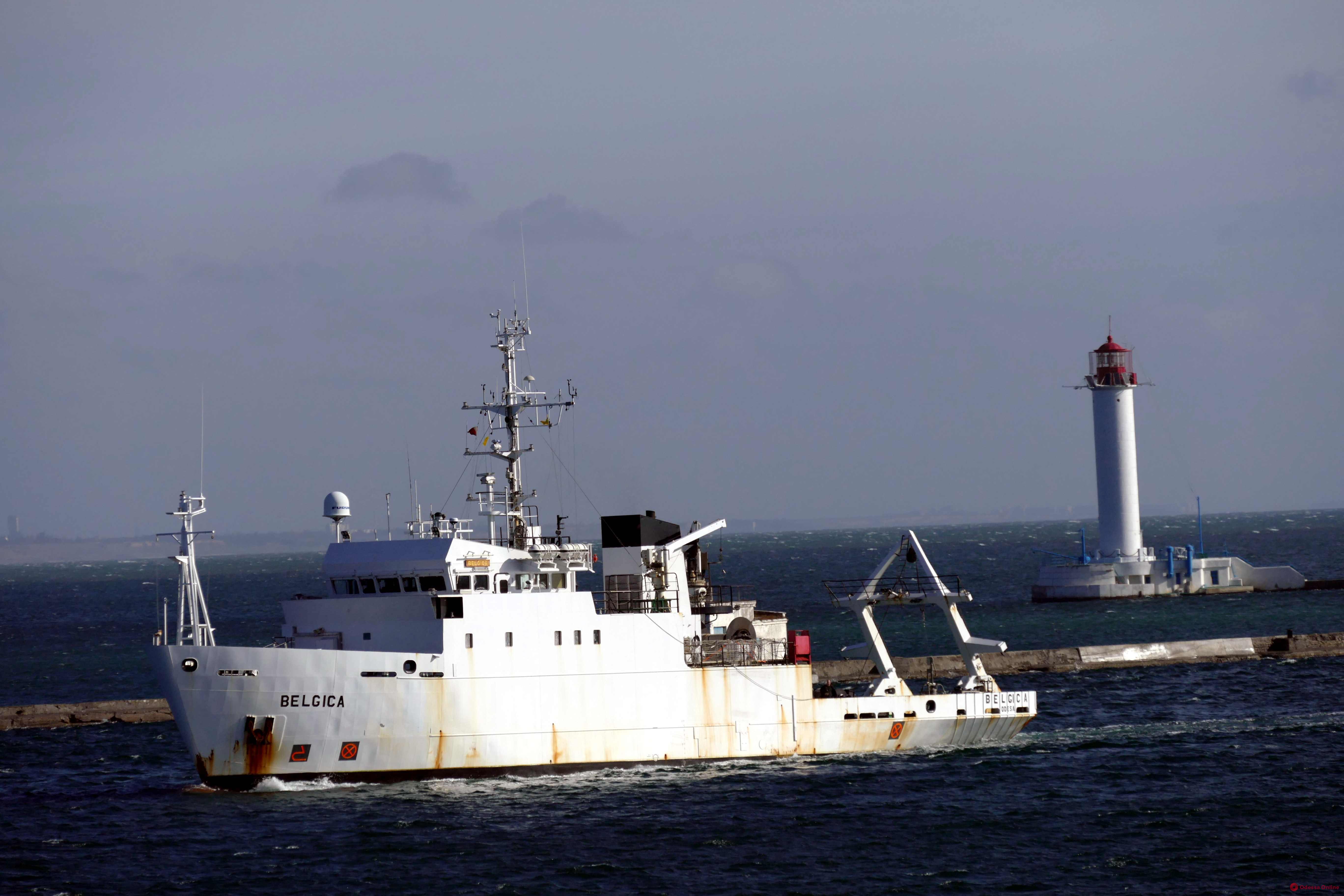 Бельгийское научно-исследовательское судно Belgica пришло в Одессу