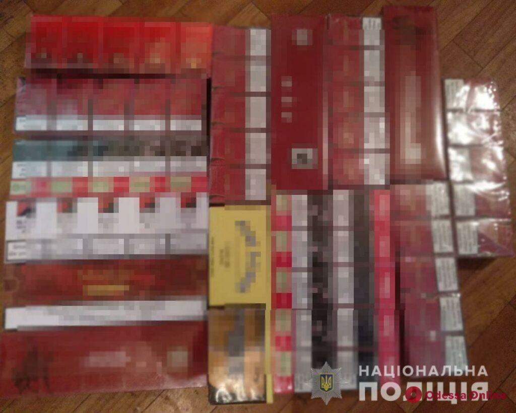 В Одессе полицейские конфисковали контрафактный алкоголь и сигареты на 170 тысяч